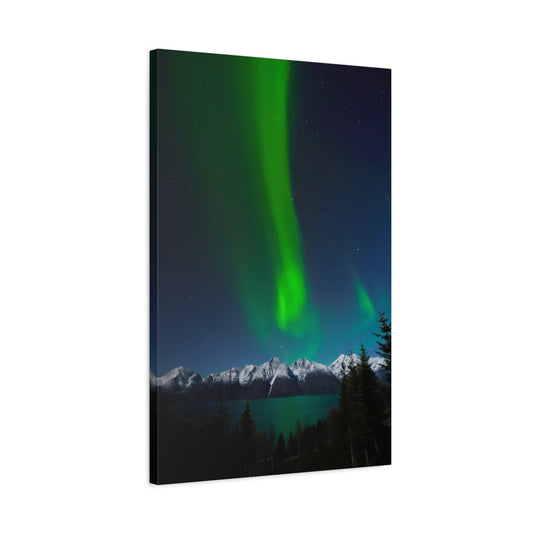 Celestial Dance | Aurora Borealis Premium Canvas Print