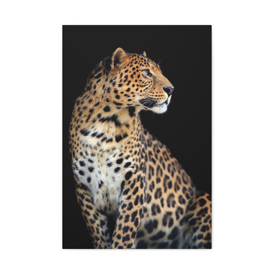 Majestic Leopard Portrait – 20x30 Canvas Wall Art