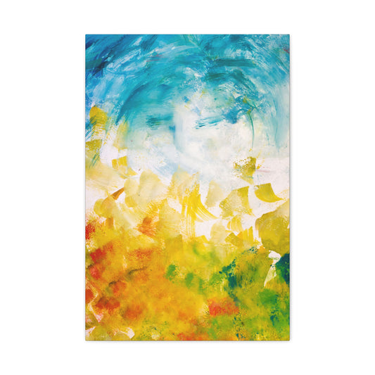 Neutral Drift | 20 x 30" Premium Abstract Canvas